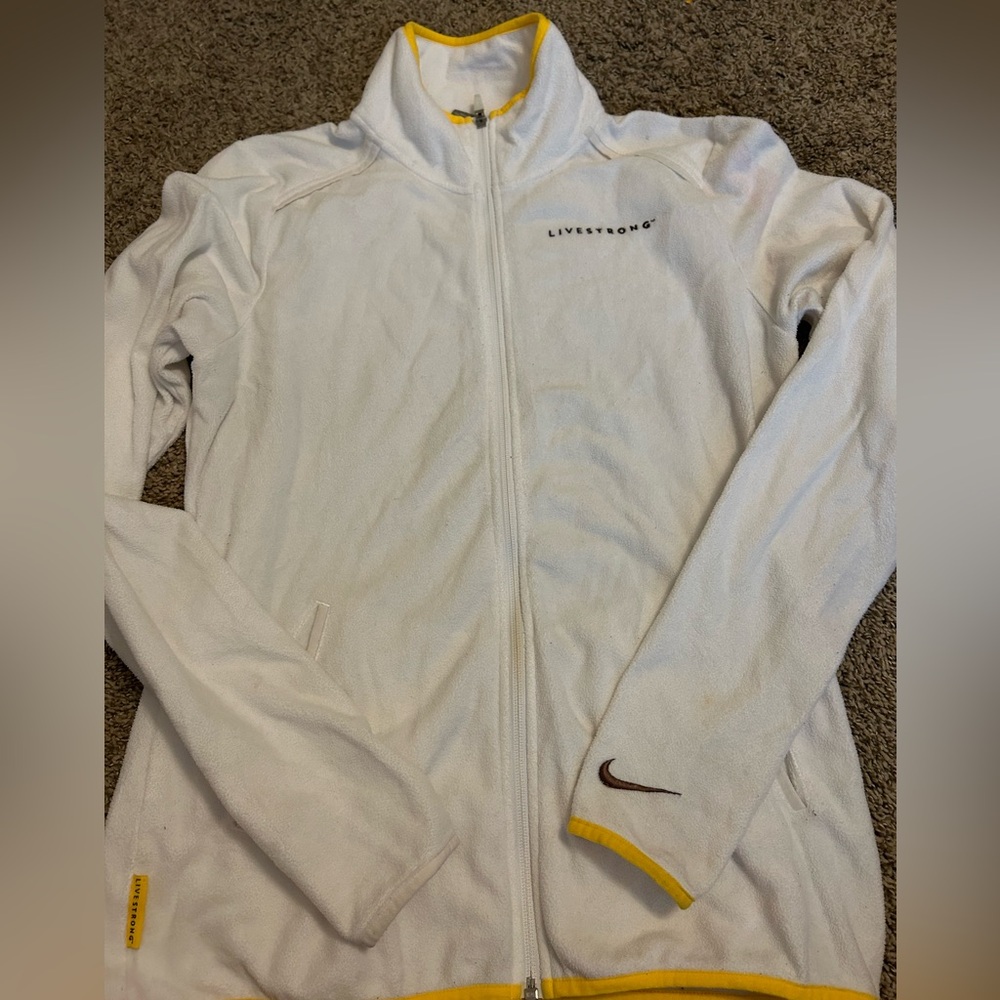 Women’s Nike Livestrong fleece jacket
